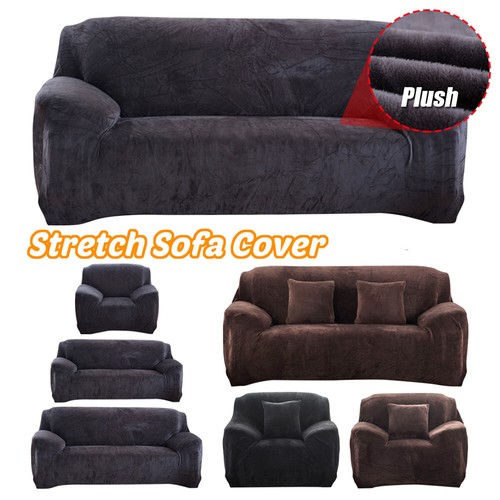 Stretch plush thick sofa - stretch,