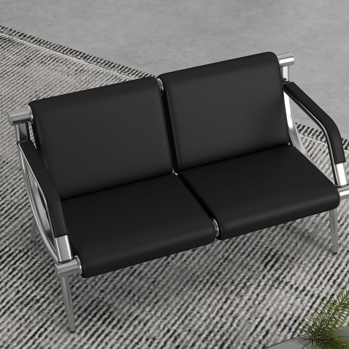 Seat leather waiting room - leather,