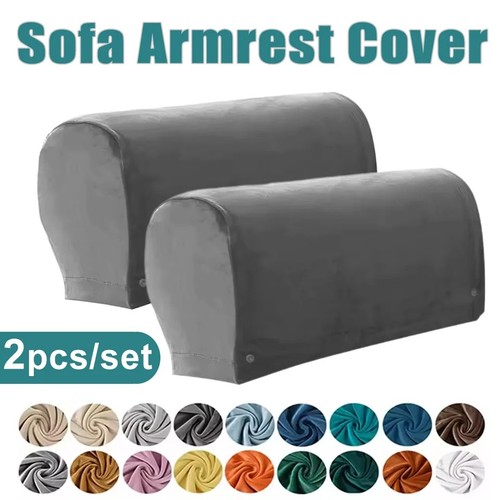 2pcs velvet sofa armrest - velvet,