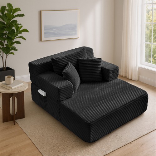 Boneless chaise lounge - 2-in-1,