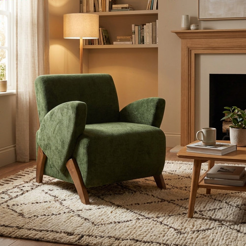 Modern velvet accent - velvet, chair