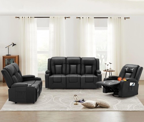 Pcs leather recliner - pcs,
